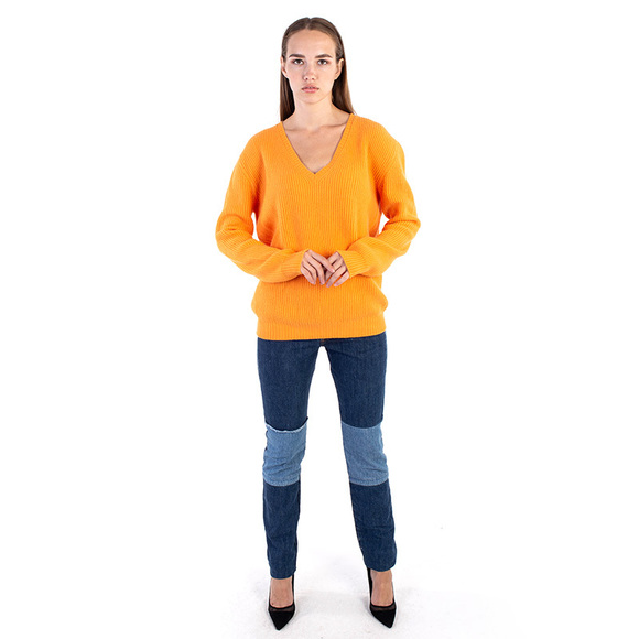BOTTEGA VENETA ORANGE SWEATERWOMENS SIZE L